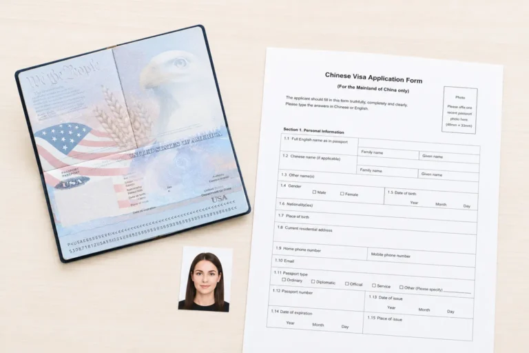 china visa application requirements documents