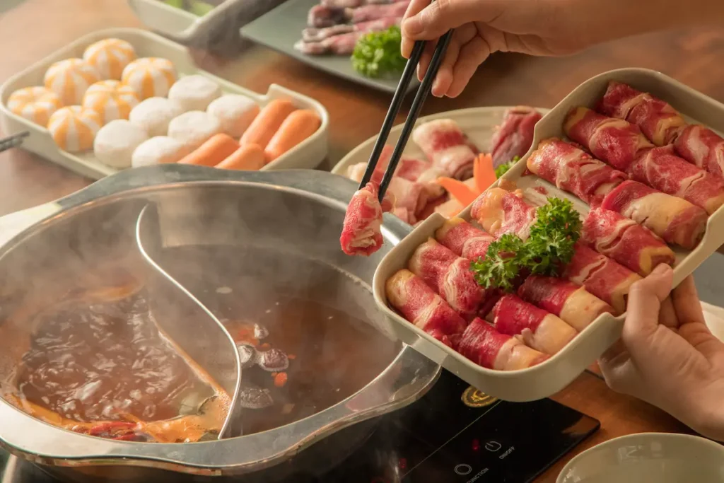 Sichuan hotpot Chengdu first time in China food experience