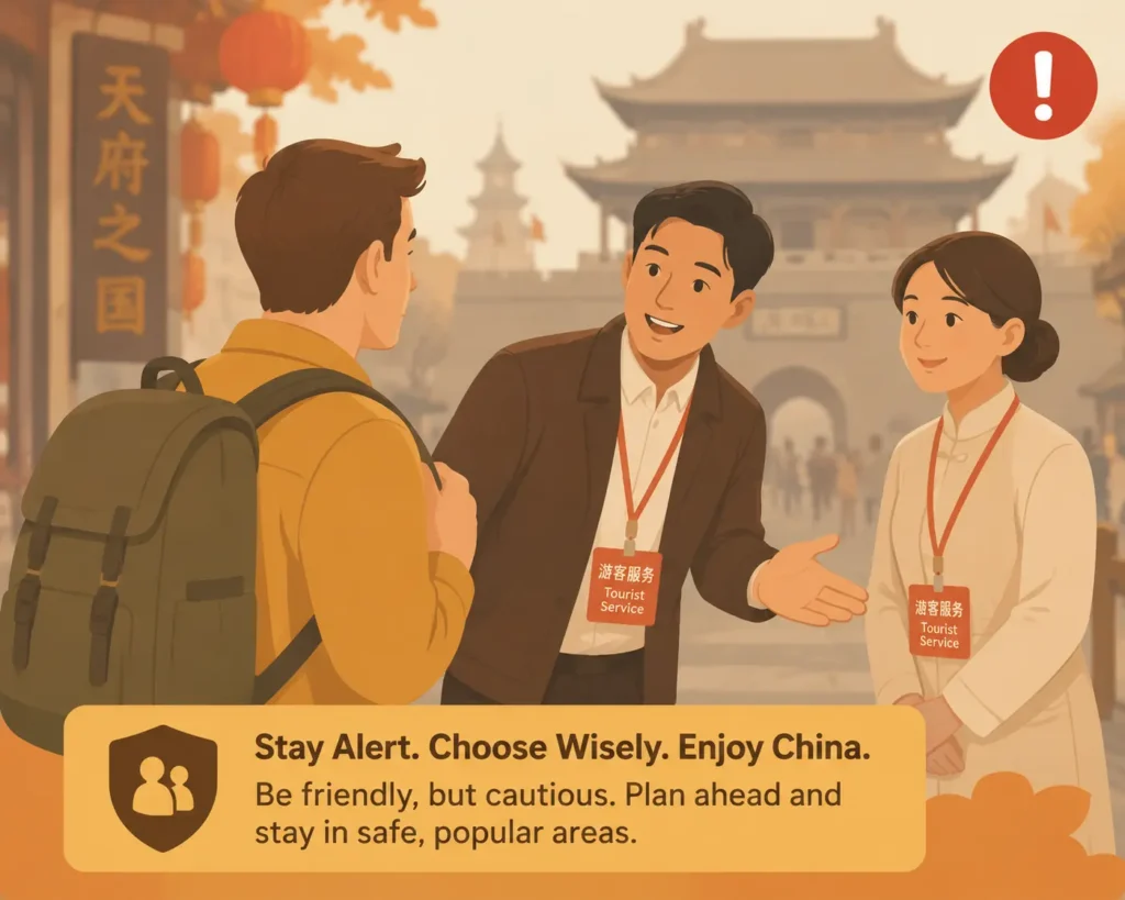 china travel scams tea ceremony fake monk tourist warning