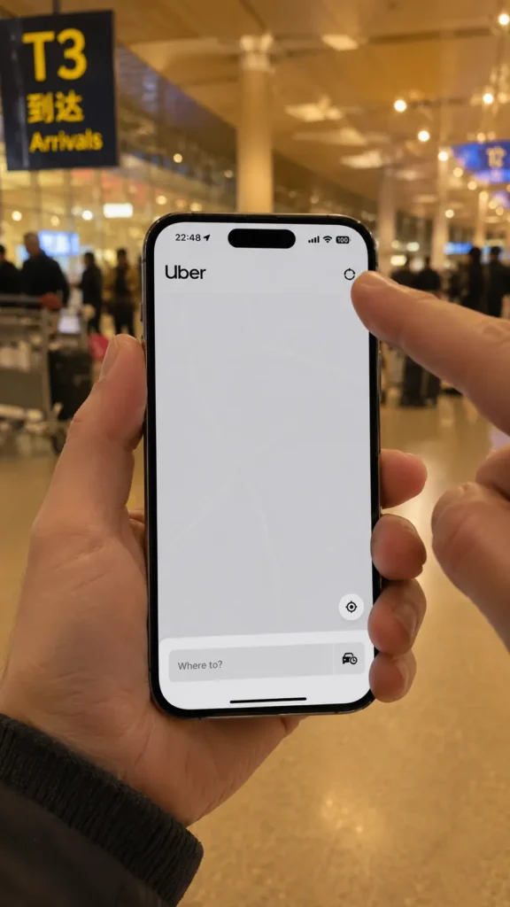 uber in china showing no service mainland