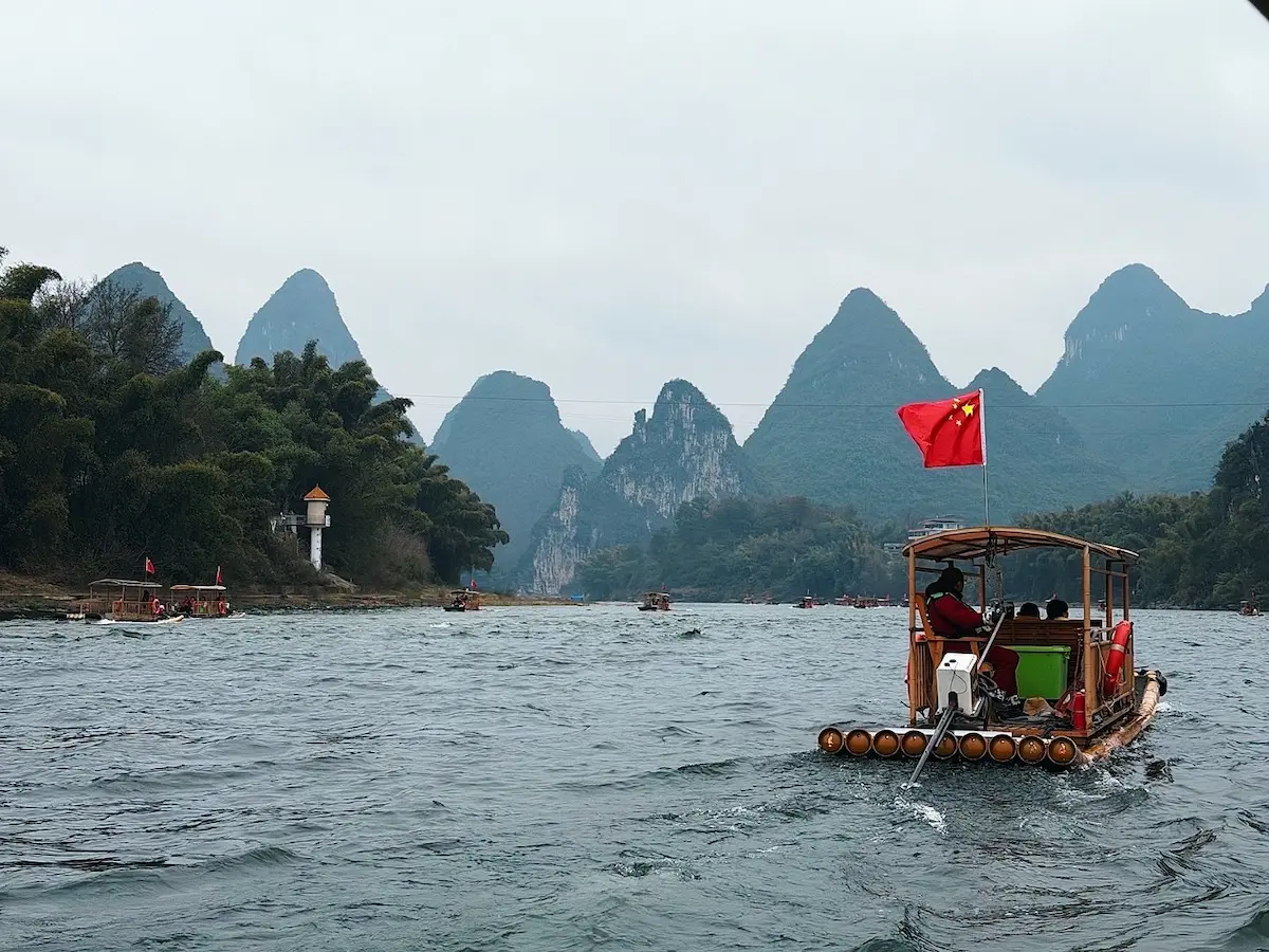 4-star Li River cruise through Guilin karst mountains