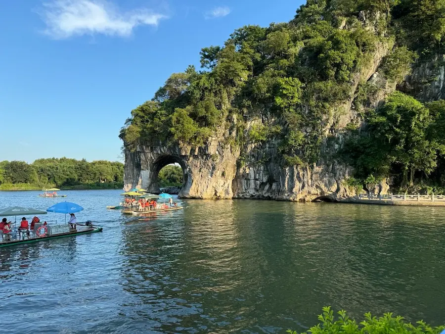 Elephant Trunk Hill in Guilin city on the Li River