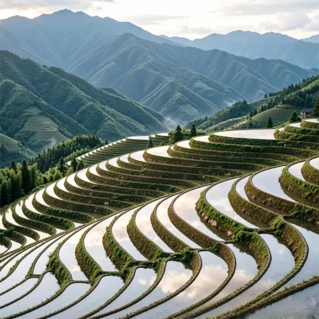 Longji Rice Terraces in Guilin, China