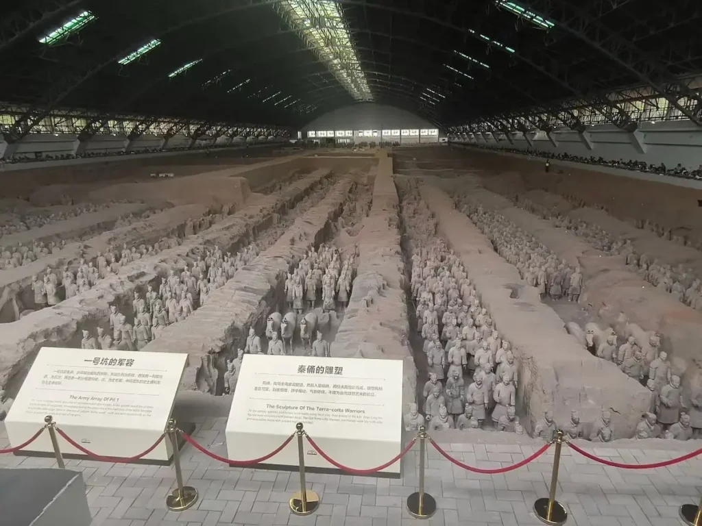 Terracotta Warriors in Xi'an, eastern start of the Silk Road